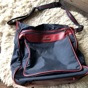 Samsonite Black and Red Messenger Bag